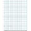Ampad 8 1/2 x 11 Inches White Quad Pad, 4 Square Inch, 50 Sheets, 1 Each (22-030C)(50 Count (Pack of 1))