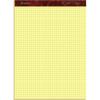 Ampad AMP22143 Gold Fibre Graph Pad, Quad-Ruled, Canary, 50 Sheets (Pack of 1)