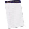 Ampad Gold Fibre Pad, White, 5 x 8, Jr. Legal Rule, 50-Sheets, 4-Pack