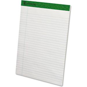 Ampad 100% Recycled Perforated Ruled 50 Sheet 8 1/2 x 11 3/4 Inch White Pads 12 Pack (20-172)(8 1/2″ x 11 3/4″)