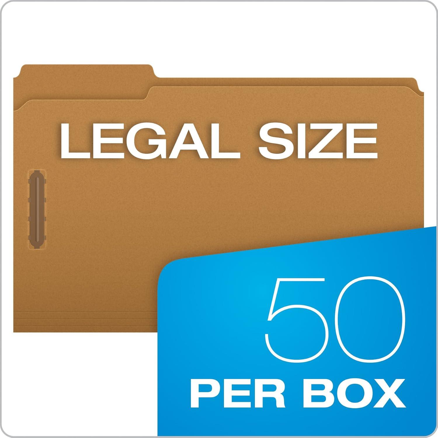 imagePendaflex FK312 Pendaflex Kraft 2Fastener Classification Folder with 13 Cut Tabs 50Box Brown LegalLegal Pack of 5