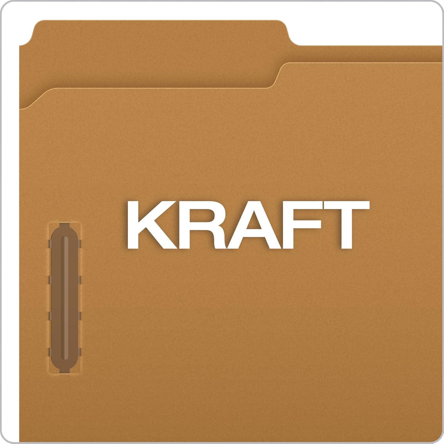 imagePendaflex FK312 Pendaflex Kraft 2Fastener Classification Folder with 13 Cut Tabs 50Box Brown LegalLegal Pack of 5