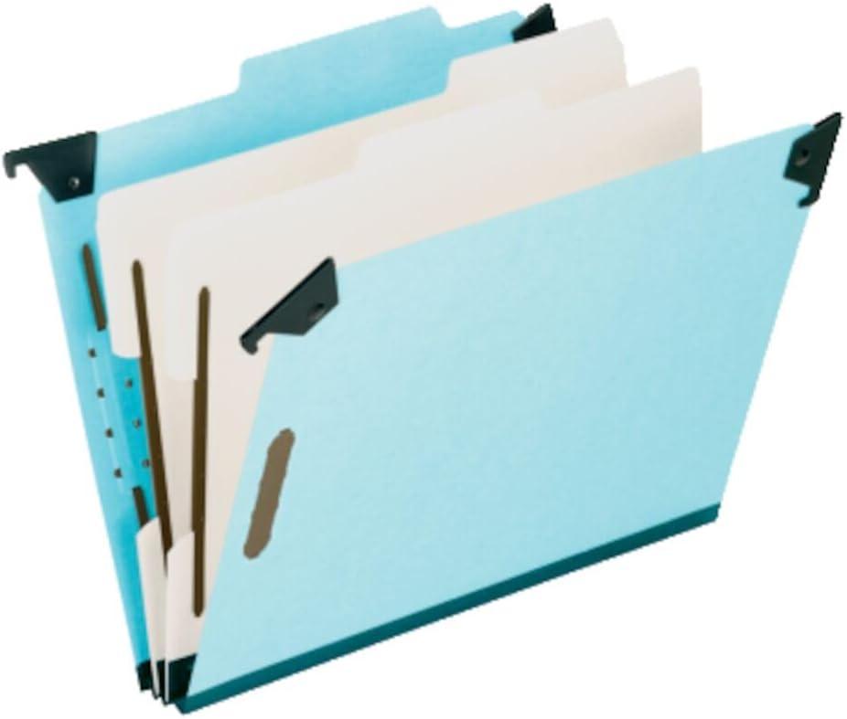 imagePendaflex Hanging Classification Folders Legal Size 6 Section 2quot Expansion Blue 13 Cut 10BX 59352EE