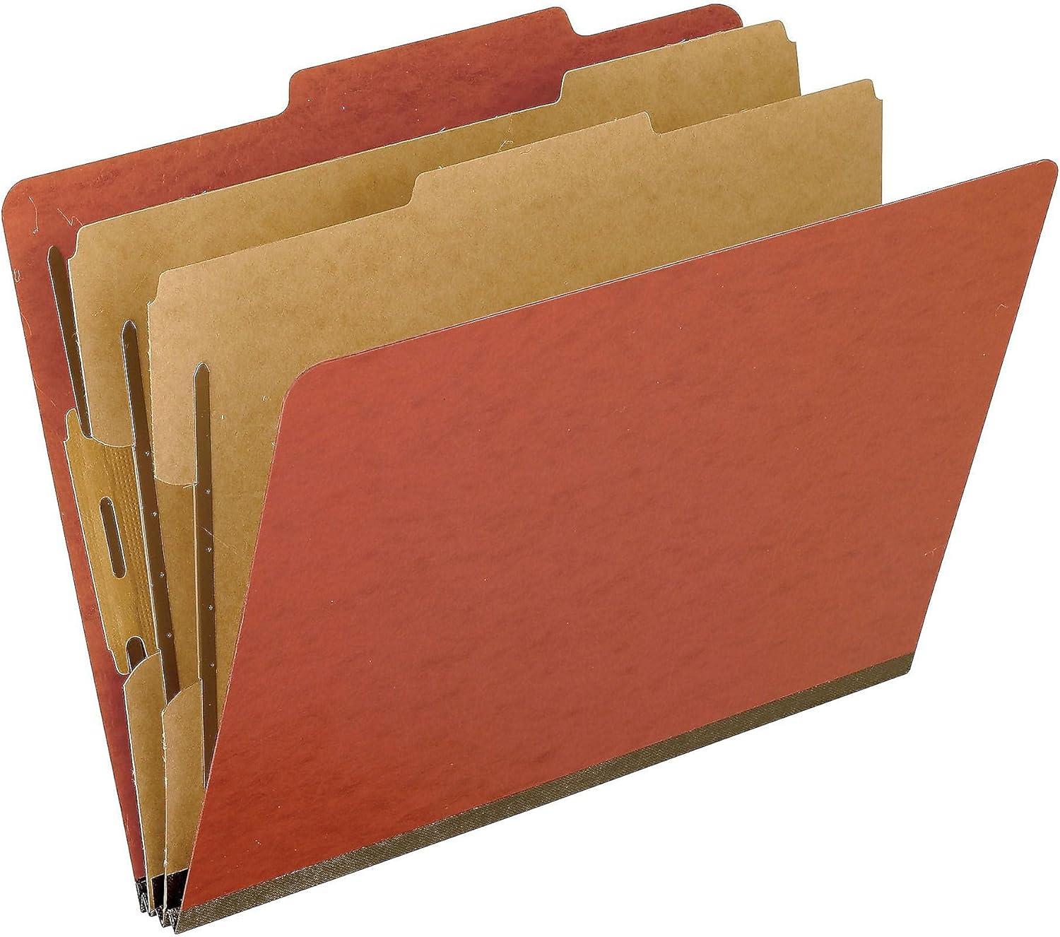 imagePendaflex MoistureResistant Classification Folders Letter Size Red 10 Count Pack of 110 Count Pack of 1