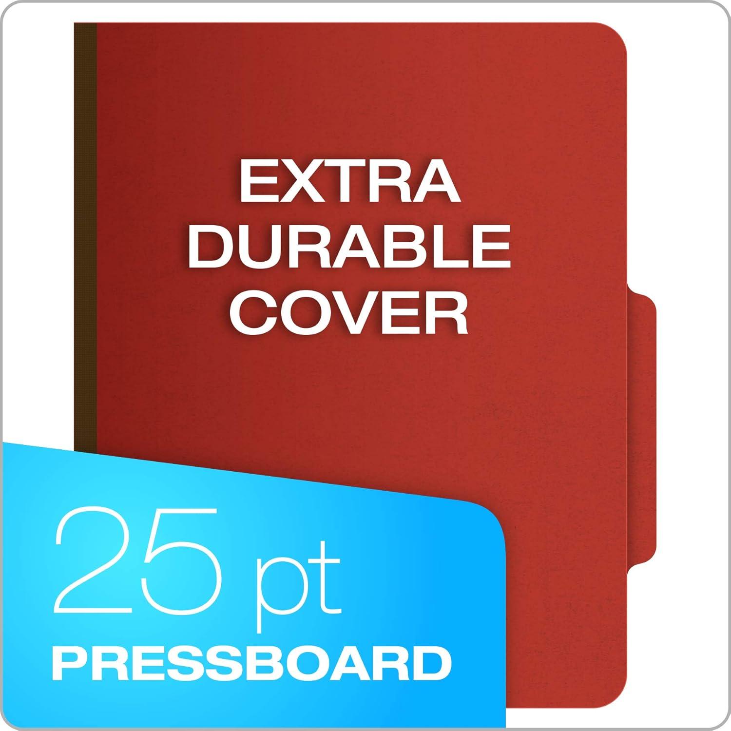 imagePendaflex MoistureResistant Classification Folders Letter Size Red 10 Count Pack of 110 Count Pack of 5