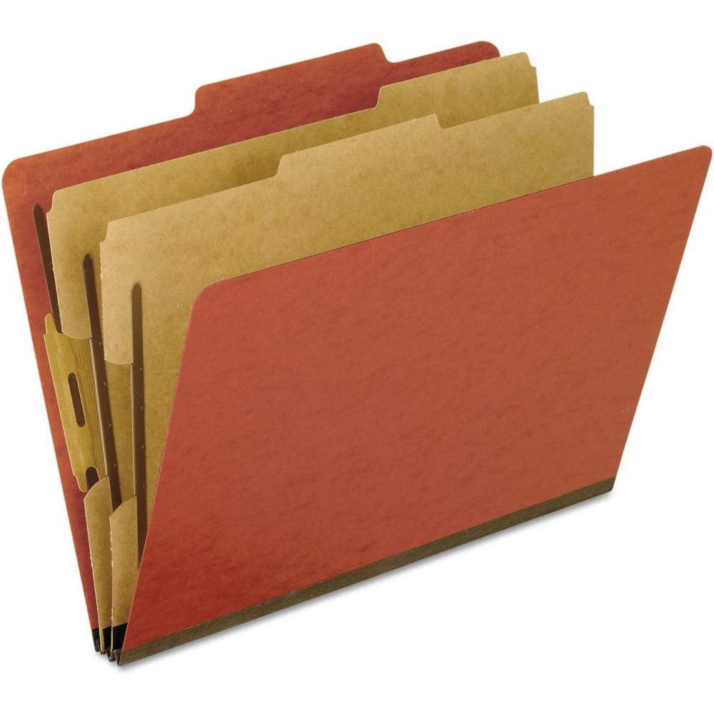 imagePendaflex MoistureResistant Classification Folders Letter Size Red 10 Count Pack of 110 Count Pack of 1