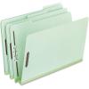 Pendaflex Pressboard Fastener Folders, Letter Size, Light Green, 2″ Expansion, 1/3 Cut, 25/BX (17181)(11 1/2″ x 9″ x 12″)