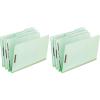 Pendaflex Pressboard Fastener Folders, Letter Size, Light Green, 2″ Expansion, 1/3 Cut, 25/BX (17181)(11 1/2″ x 9″ x 12″ (Pack of 2))