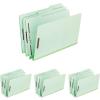 Pendaflex Pressboard Fastener Folders, Letter Size, Light Green, 2″ Expansion, 1/3 Cut, 25/BX (17181)(11 1/2″ x 9″ x 12″ (Pack of 4))