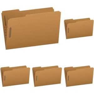 Pendaflex FK312 Pendaflex Kraft 2-Fastener Classification Folder with 1/3 Cut Tabs, 50/Box, Brown, Legal(Legal (Pack of 5))