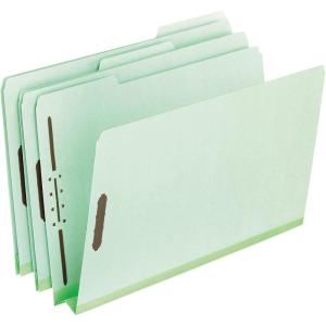 Pendaflex Pressboard Fastener Folders, Letter Size, Light Green, 2″ Expansion, 1/3 Cut, 25/BX (17181)(11 1/2″ x 9″ x 12″)