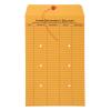 Quality Park 10 x 15 Inter-Departmental Envelopes with String & Button Closure for Interoffice Routing, 32 lb. Brown Kraft, 100/Box (QUA65354)