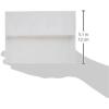 Quality Park Invitation Envelopes, #6, White, 4.75 x 6.5 inches, 24lb, Box of 100 (36417)