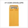 Quality Park #7 Coin and Small Parts Envelopes, Self Seal, for Home, Office, Garden, 24 lb Brown Kraft, 3-1/2 x 6-1/2 Inches, 500/Box (QUA50765)(small (Pack of 10))
