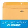 Quality Park 9 x 12 Clasp Envelopes, Deeply Gummed Flaps for Permanent Secure Seal, Great for Filing, Storing or Organizing Documents, 28 lb. Brown Kraft, Open Side, 100/Box (QUA38090)(9-x-12-inch (Pack of 5))