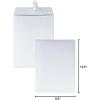 Quality Park 9-1/2 x 12-1/2 Catalog Mailing Envelopes, Redi-Seal Self Seal Envelope Closure, 28 lb White Wove Paper, 100 per Box (QUA44682), Large(Large (Pack of 5))