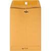 Quality Park Gummed Kraft Clasp Envelopes, 7.5 x 10.5, Box of 100 (37875), Light Brown(Pack of 1)