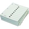 Cardinal 10 Tab Binder Dividers for 3 Ring Binders, QuickStep OneStep Deisgn, Numbered 1-10, Multicolor Tabs, Bulk Index Organization System, 24 Sets (61038CB)(White)