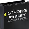 Cardinal 17601 Clearvue Xtravalue D-Ring Presentation Binder, Black Vinyl, 3 Capacity, 3-Inch(1 Count(Pack of 6))
