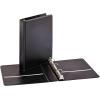 Tops Cardinal Mini Round Ring Binder, 1-Inch, 8-1/2-Inch x 5-1/2-Inch, Black (07201)