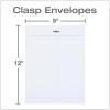 Quality Park 9 x 12 Clasp Envelopes,Deeply Gummed Flaps for Permanent Secure Seal, Great for Filing, Storing or Organizing Documents, 28 lb. White Wove, 100/Box (QUA38390)(9 x 12)
