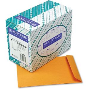 Quality Park Heavyweight Catalog Envelopes, Gummed, Brown Kraft, 10 x 13, 250 per Box, (41665)(One Size)