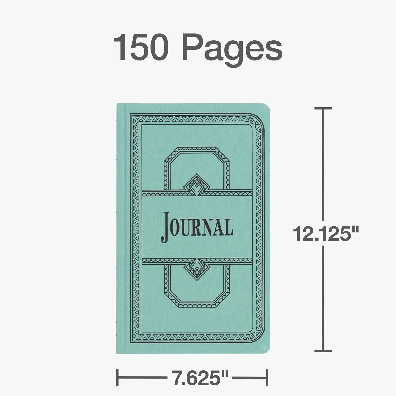 imageBoorum ampamp Pease 66 Series Account Book Journal Ruled Green 150 Pages 1218quot x 758quot 66150J  Blue1175 x 725