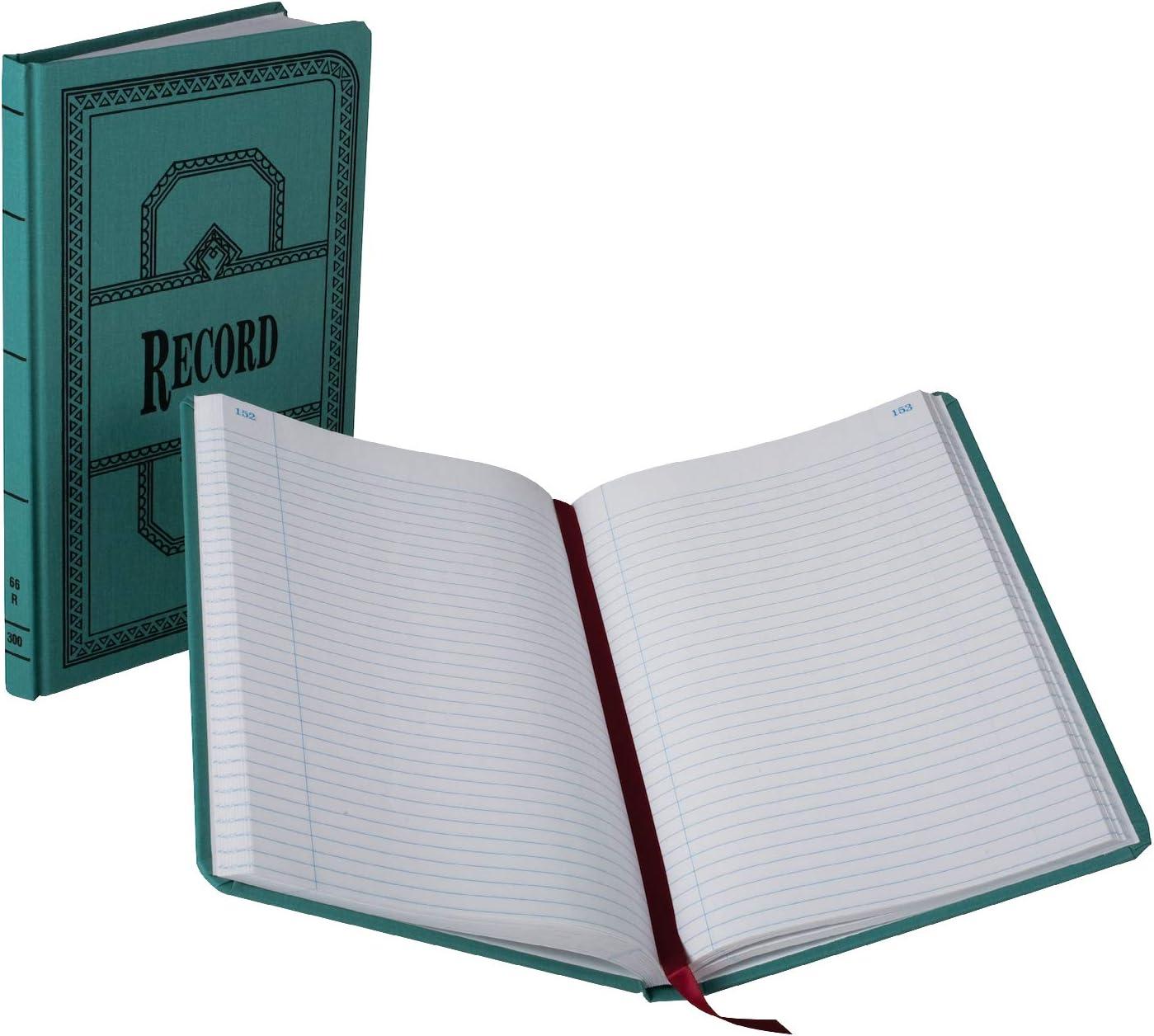 imageBoorum ampamp Pease 66 Series Account Books Record Ruling 300 Pages 1218 x 758 Blue 66300R1 Count Pack of 2