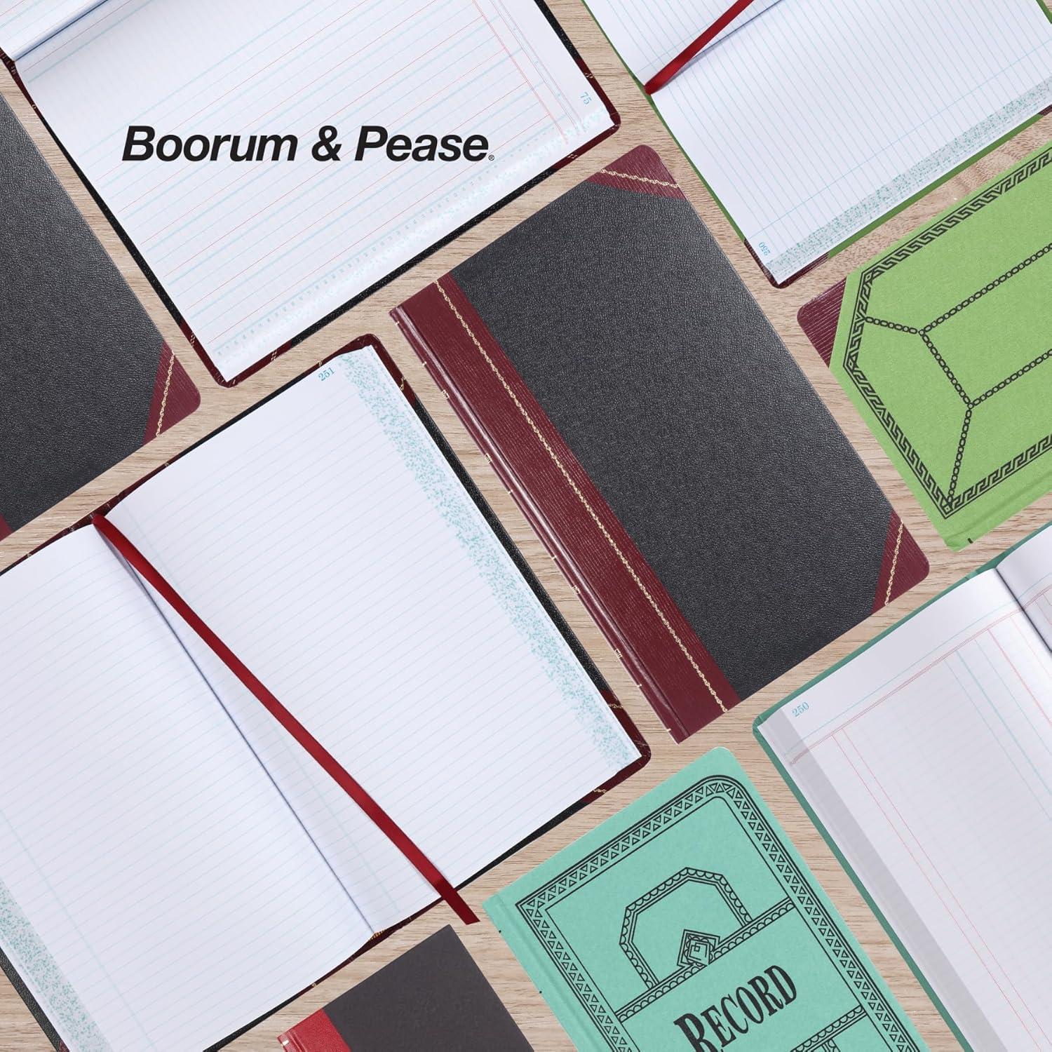 imageBoorum ampamp Pease 9 Series Account Book  Record Ruled SmythSewn AcidFree 500 Pages  1418quotx858quot Black Hardcover  Accounting Ledger Book for Financial Record ampamp Business Expense Tracking  1 Unit