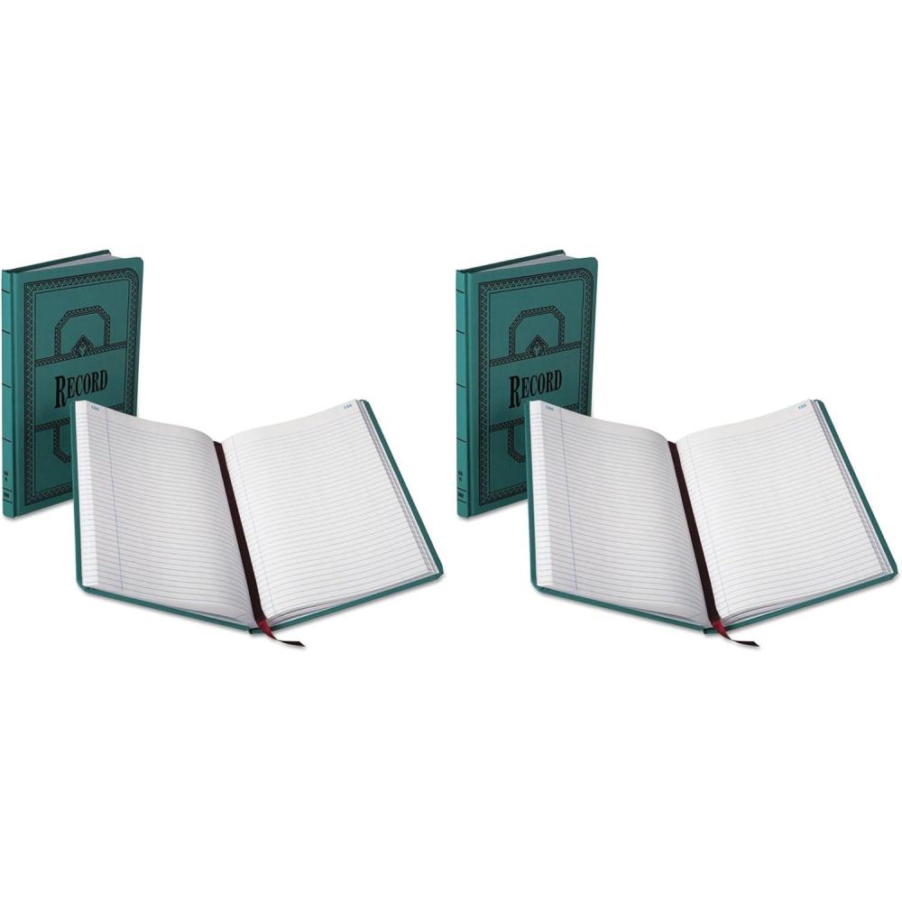 imageBoorum ampamp Pease 66 Series Account Books Record Ruling 300 Pages 1218 x 758 Blue 66300R1 Count Pack of 2