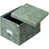 Globe-Weis/Pendaflex Fiberboard Index Card Storage Box, 5 x 8 Inches, Black Agate (95 BLA)(Green)