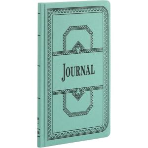 Boorum & Pease 66 Series Account Book, Journal Ruled, Green, 150 Pages, 12-1/8″ x 7-5/8″ (66-150-J) , Blue(11.75 x 7.25)