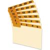 Oxford 05832 Laminated Tab Index Card Guides, Daily, 1/5 Tab, Manila, 5 x 8 (Set of 31)(3″ x 5″)