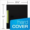 Oxford Idea Collective Business Notebook, 11 x 8.5, Double Wire, Case Bound, Black, 80 sheets (56895)