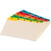 Oxford 05832 Laminated Tab Index Card Guides, Daily, 1/5 Tab, Manila, 5 x 8 (Set of 31)(4″ x 6″)