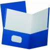 Oxford School Grade Two-Pocket Folders, Blue, Letter Size, 25 per Box, (50754)
