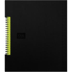 Oxford Idea Collective Business Notebook, 11 x 8.5, Double Wire, Case Bound, Black, 80 sheets (56895)