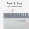 Quality Park Thank You Poly Mailers, 10 x13 Inch Shipping Envelopes, 100 Pack, Self Seal, Waterproof Shipping Bags for Clothing, Watercolor (QUA89302)(Large)