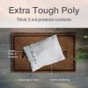 Quality Park Thank You Poly Mailers, 10 x13 Inch Shipping Envelopes, 100 Pack, Self Seal, Waterproof Shipping Bags for Clothing, Watercolor (QUA89302)(Large)