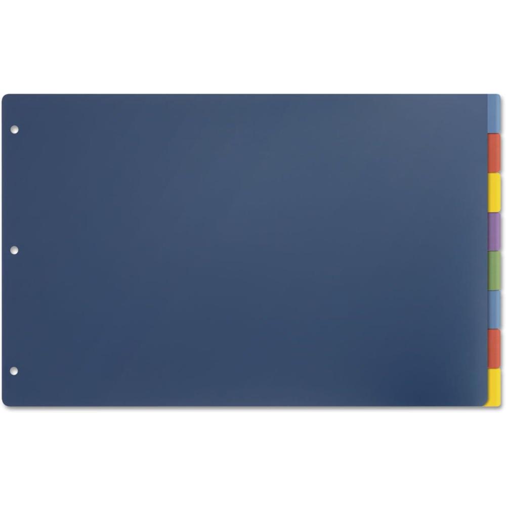 image:imageCardinal 11x17 Inch Poly Dividers 8Tab MultiColor 84251