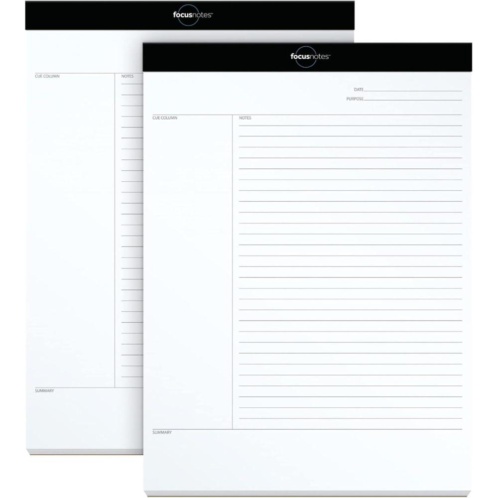 image:imageOxford 812 x 1134 Inches Cornell Rule Legal Ruled Writing Pad 77104 50 sheets per pad pack of 2 pads812 x 1134