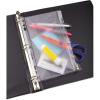 Oxford 68599 Vinyl Zipper Binder Pockets, 10.5X 8, Clear (68599)