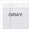 TOPS Prism Plus 100% Recycled Legal Pad, 5 x 8 Inches, Perforated, Blue, Narrow Rule, 50 Sheets per Pad, 12 Pads per Pack (63020)(Gray)