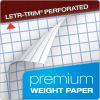 Tops Docket Gold Premium Weight Graph Paper, 8.5″ x 11″, 4 x 4 Graph Ruled on Front and 1/4″ Narrow Ruled on Back, Reinforced Backing, Burgundy Cover, 80 Sheets per Pad (63752) (1 Count)(18)
