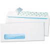 Quality Park Redi-Strip Park PreserveWindow Envelopes, #10, Security Tinted, Box of 1000 (69222B), White(Window)