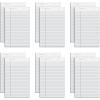 TOPS Prism Plus 100% Recycled Legal Pad, 5 x 8 Inches, Perforated, Blue, Narrow Rule, 50 Sheets per Pad, 12 Pads per Pack (63020)(Gray)