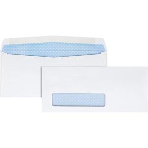 Quality Park Window Envelope, Address Window, Contemporary, 8 5/8, White, 500/Box