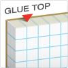 TOPS 33041 Quadrille Pads, 4 Squares/Inch, 8 1/2 x 11, White, 50 Sheets(1)