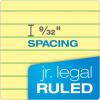 TOPS 74840 Second Nature Recycled Pads, Jr. Legal, 5 x 8, Canary, 50 Sheets (Pack of 12)(5″ x 8″ (Pack of 12))