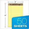 TOPS 74840 Second Nature Recycled Pads, Jr. Legal, 5 x 8, Canary, 50 Sheets (Pack of 12)(5″ x 8″ (Pack of 12))